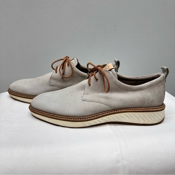 Ecco ST.1 hybrid plain toe lace up Oxford men's 10 - Picture 1 of 8
